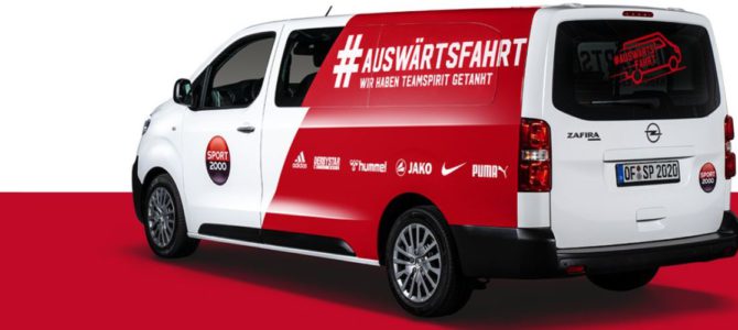 Wir möchten den Sport2000 Teambus gewinnen – Jeder Klick zählt